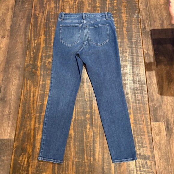 Express Skinny High Rise Ultra Hyper Stretch Jeans Women's M 6/8/10 Medium Wash - Picture 9 of 10